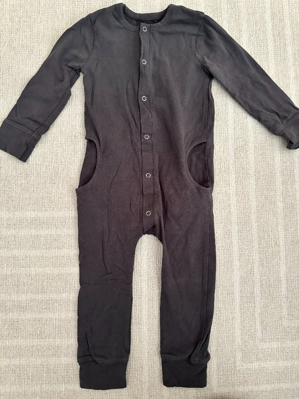 Pehr Dark Grey Bodysuit Sz 12-18M - Never Worn!